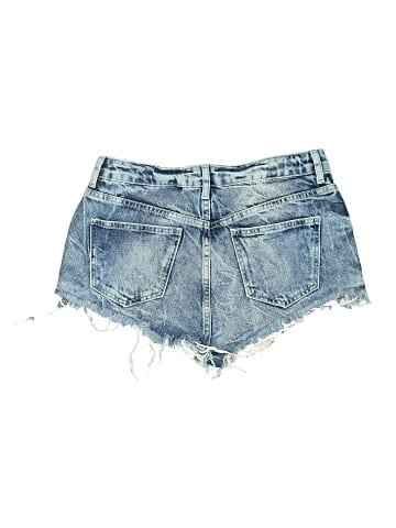 Topshop Denim Shorts (view 2)