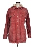 Unbranded 100% Polyester Red Denim Jacket Size L - photo 1
