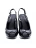 Stuart Weitzman Black Blue Heels Size 7 - photo 2