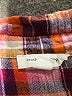 Beachly Plaid Burgundy Orange Long Sleeve Button-Down Shirt Size M - photo 7