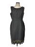 Muse Tweed Gray Cocktail Dress Size 12 - photo 1