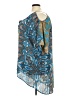 Ashley Stewart 100% Polyester Paisley Multi Color Blue 3/4 Sleeve Blouse Size 22 - 24 Plus - photo 5