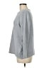 Eileen Fisher Solid Gray Pullover Sweater Size M - photo 5