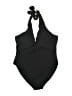 B Collection by Bobeau Solid Black One Piece Swimsuit Size XXL - photo 1