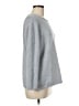 Eileen Fisher Solid Gray Pullover Sweater Size M - photo 4