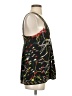 BCBGMAXAZRIA Graphic Black Sleeveless Top Size S - photo 4