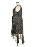 Sandra Darren 100% Polyester Animal Print Black Cocktail Dress Size 18 - photo 5