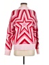 Shein 100% Acrylic Stars Pink Pullover Sweater Size 4 - photo 1