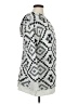 Rewind 100% Polyester White Cardigan Size XL - photo 4