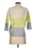 Unbranded 100% Cashmere Color Block Yellow Cashmere Pullover Sweater Size S (estimated) - photo 2