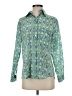 Borsetta Print Green Long Sleeve Blouse Size S - photo 1
