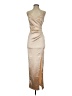 Blāshe Metallic Tan Cocktail Dress Size S - photo 1