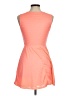 Forever Solid Orange Casual Dress Size M - photo 2
