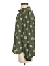 Ann Taylor LOFT 100% Polyester Floral Green Long Sleeve Blouse Size XXS - photo 5