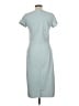 Assorted Brands Solid Teal Casual Dress Size L - photo 2