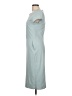 Assorted Brands Solid Teal Casual Dress Size L - photo 5