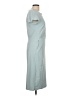 Assorted Brands Solid Teal Casual Dress Size L - photo 4