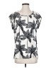 My Danelle 100% Polyester Silver Short Sleeve Top Size S - photo 1