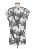 My Danelle 100% Polyester Silver Short Sleeve Top Size S - photo 2