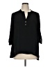 CATHERINE Catherine Malandrino 100% Polyester Black 3/4 Sleeve Blouse Size XL - photo 1