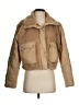 Athleta 100% Polyester Tan Faux Fur Jacket Size XS - photo 1