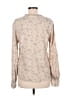 Hinge 100% Viscose Tan Long Sleeve Blouse Size M - photo 2
