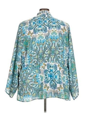 SIMPLE By Suzanne Betro 3/4 Sleeve Blouse (view 2)