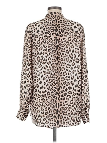 Haute Hippie Long Sleeve Silk Top (view 2)