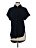 Three Dots 100% Cotton Black Short Sleeve Blouse Size XS - photo 1