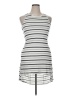 Splendid Stripes White Casual Dress Size 14 - photo 1