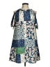 Zara Basic 100% Polyester Blue Casual Dress Size M - photo 1