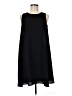 Halogen 100% Polyester Solid Black Casual Dress Size M - photo 1