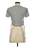 Shein Gray Short Sleeve Turtleneck Size S - photo 2
