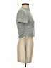 Shein Gray Short Sleeve Turtleneck Size S - photo 4