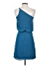 Krisa 100% Polyester Solid Blue Casual Dress Size XS - photo 2