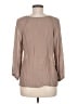 Forgotten Grace Brown Tan Long Sleeve Blouse Size M - photo 2