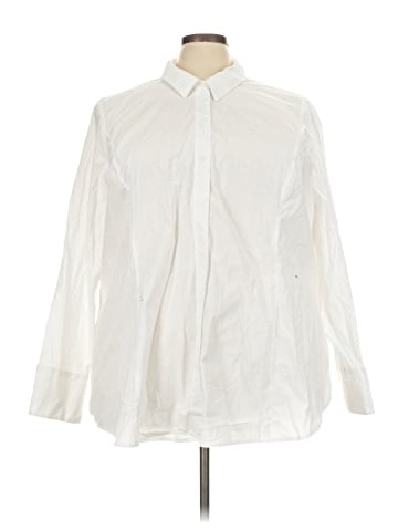 Lane Bryant Long Sleeve Button-Down Shirt (view 1)