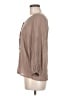 Forgotten Grace Brown Tan Long Sleeve Blouse Size M - photo 5