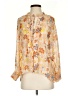 Joie Floral Orange 3/4 Sleeve Blouse Size S - photo 1