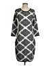 Studio One Argyle Gray Casual Dress Size S - photo 1