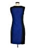 Valerie Bertinelli Color Block Blue Cocktail Dress Size 6 - photo 2