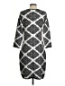 Studio One Argyle Gray Casual Dress Size S - photo 2