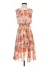 Kate and Lily 100% Polyester Floral Orange Cocktail Dress Size 4 - photo 1