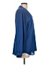 Violet & Claire 100% Polyester Blue Long Sleeve Blouse Size L (estimated) - photo 4