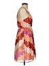 Elle 100% Polyester Print Orange Cocktail Dress Size S - photo 4