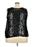 Scala 100% Polyester Black Sleeveless Blouse Size 3X - photo 2