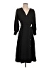 Ann Taylor 100% Polyester Black Casual Dress Size 0 - photo 1