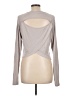 Unbranded Gray Long Sleeve Top Size L - photo 2