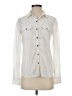 Halogen Ivory Long Sleeve Button-Down Shirt Size XS - photo 1