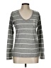 Dept. 100% Cotton Gray Long Sleeve Henley Size L - photo 1